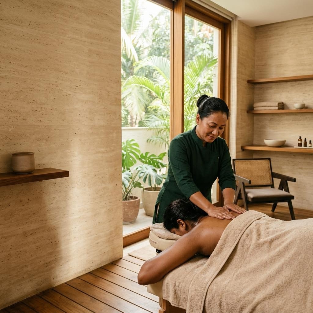 Spa relaxation setting